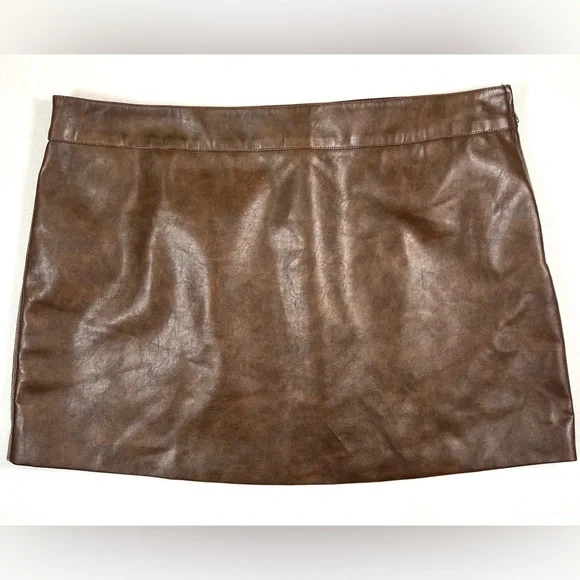 Fashion Nova Brown Mini Skirt - Picture 3 of 12